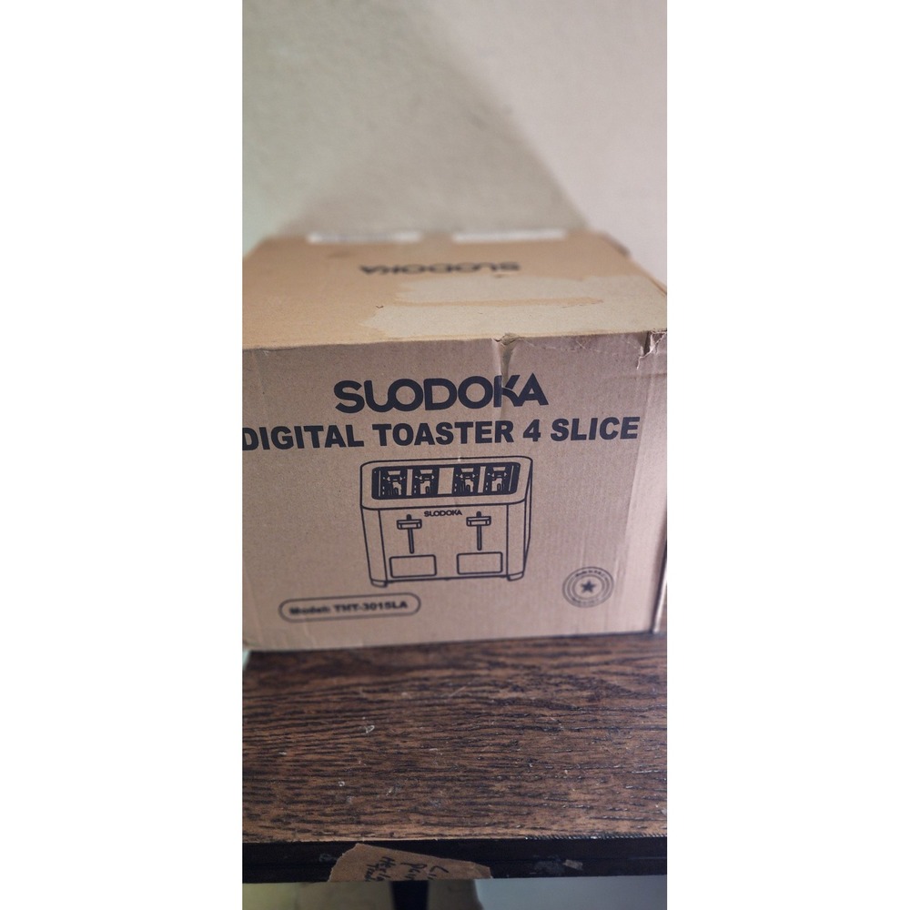 Slodoka 4-slice Digital Toaster Stainless Steel